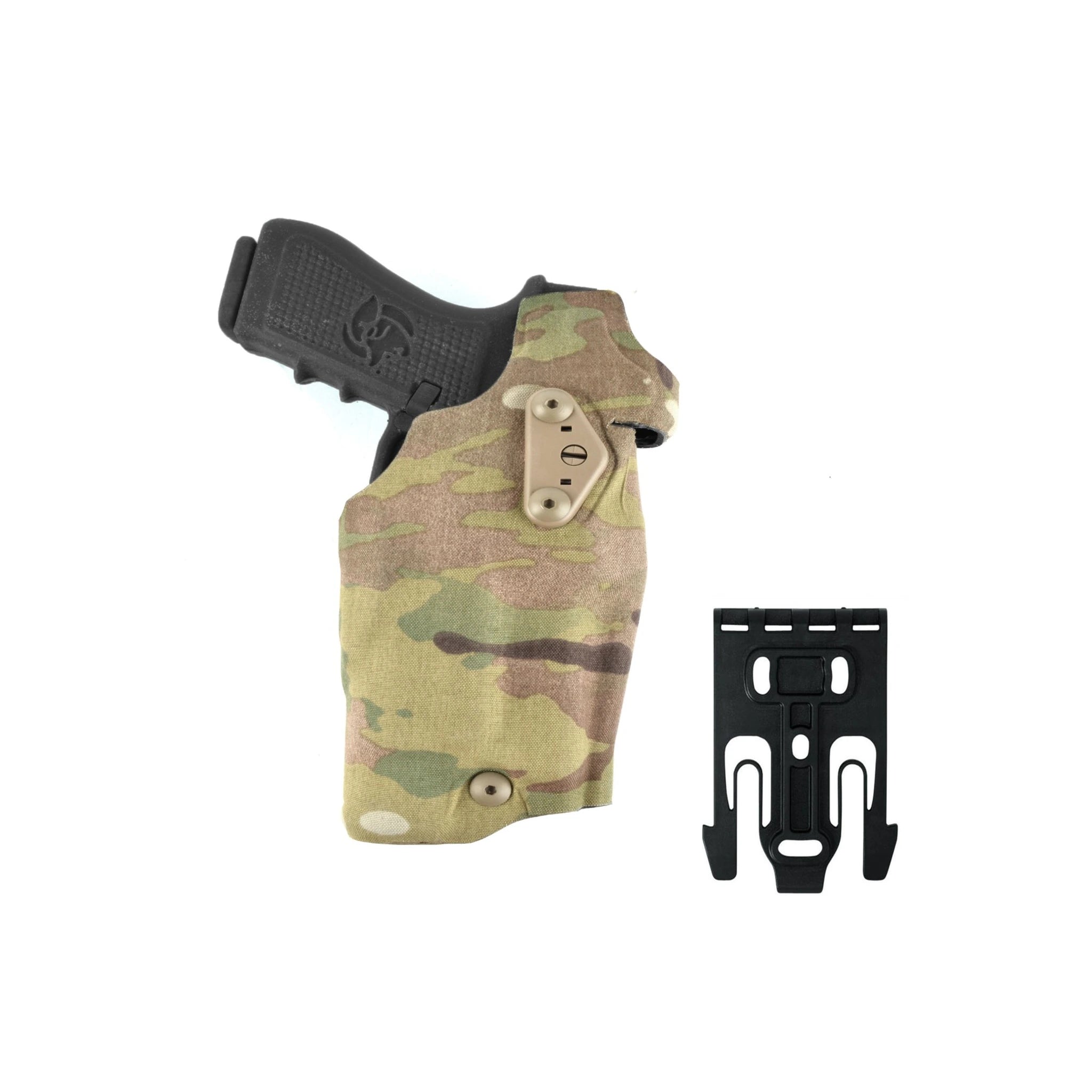 Safariland SAFARILAND® 6354DOMS19-Light/RDS ALS Holsterkorpus QLS-Gabel MS19, STX/Cordura® - Ansicht 1