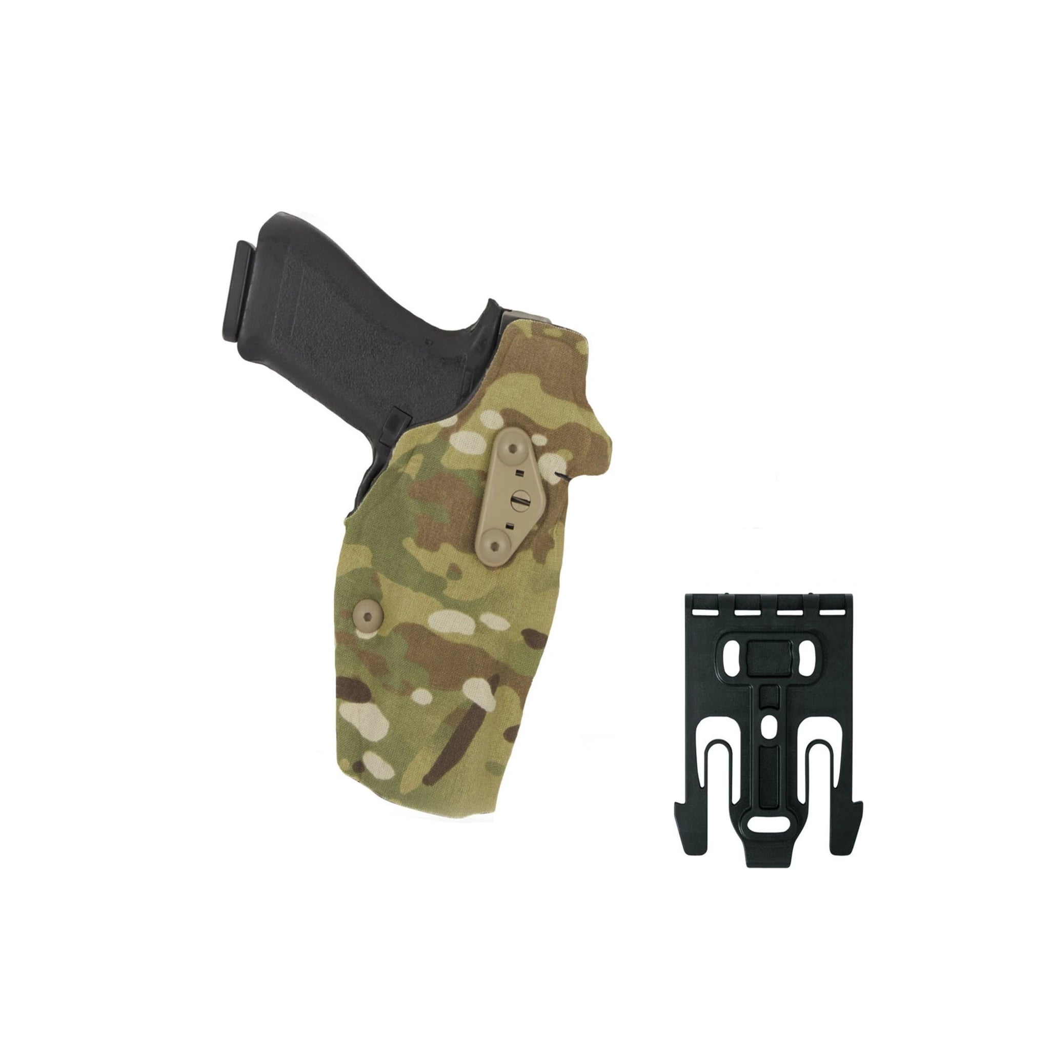 Safariland SAFARILAND® 6354DOMS19 RDS ALS Holsterkorpus (mit QLS-Gabel MS19), STX/Cordura® - Ansicht 1