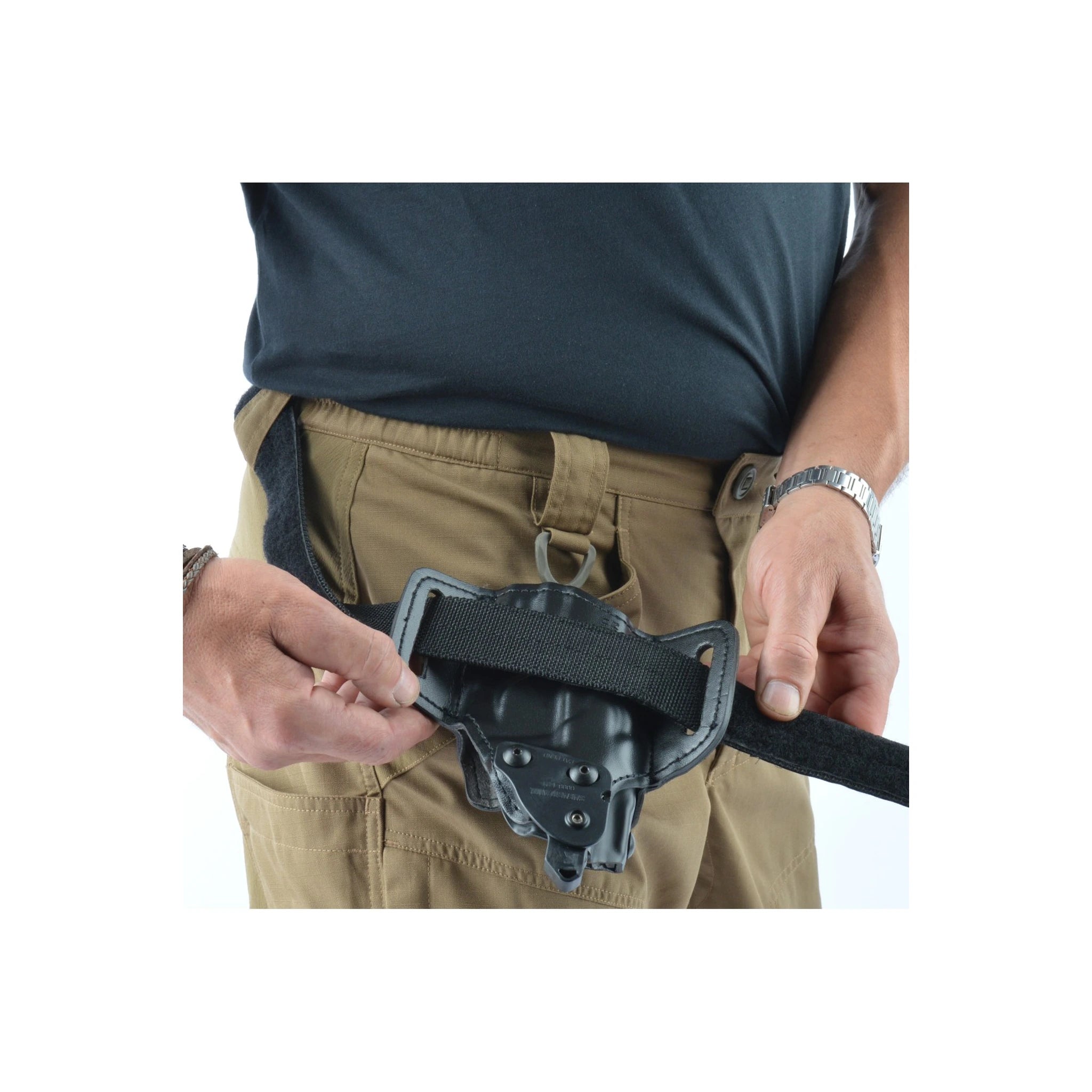 Safariland SAFARILAND® 637AG ALS Gürtelholster mit Doppelsicherung ALS/AG, Lederoptik - Ansicht 7