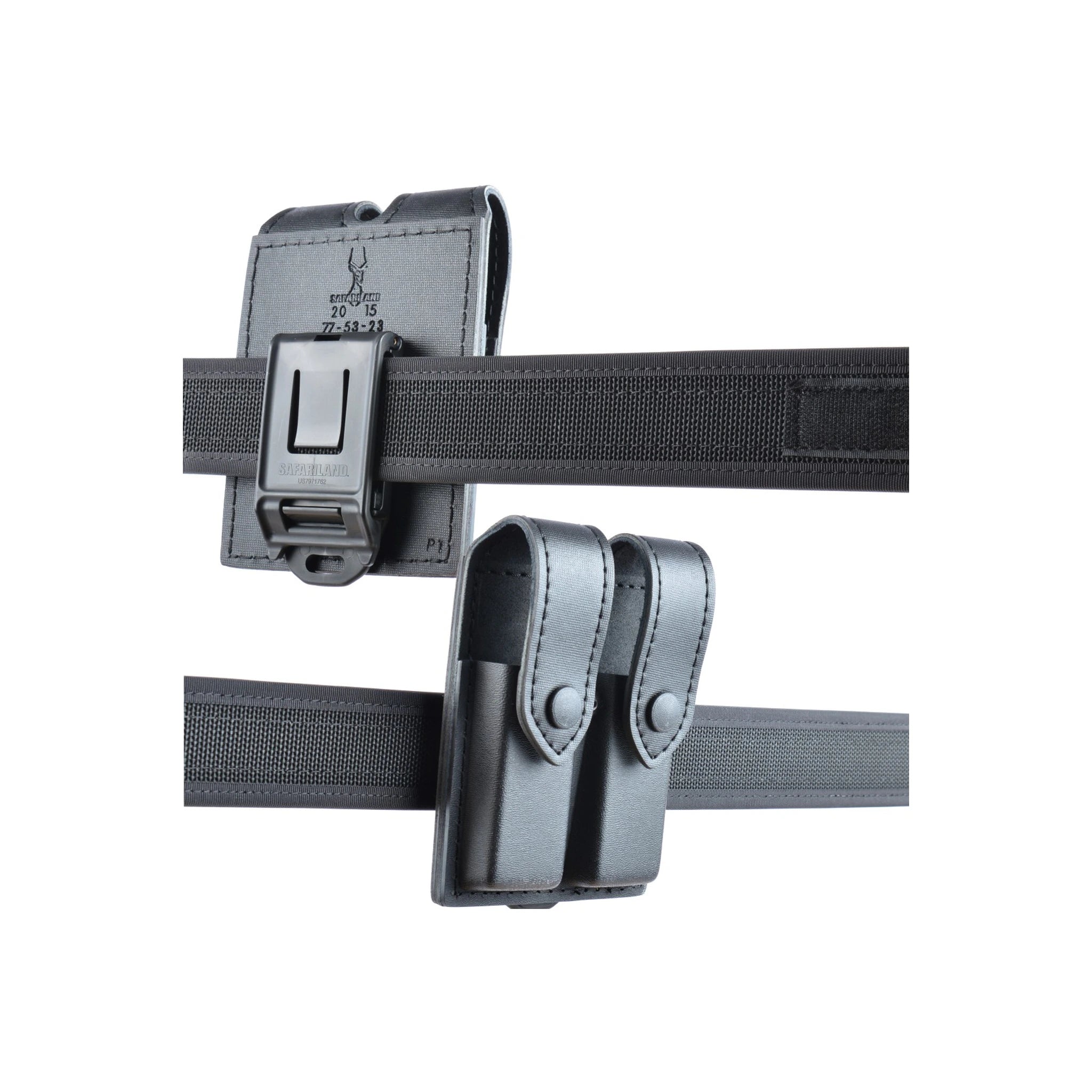 Safariland SAFARILAND® 745BL Gürtel-Clip 3-Loch UBL-Holster oder Zubehör mit 2er Bohrung - Ansicht 3