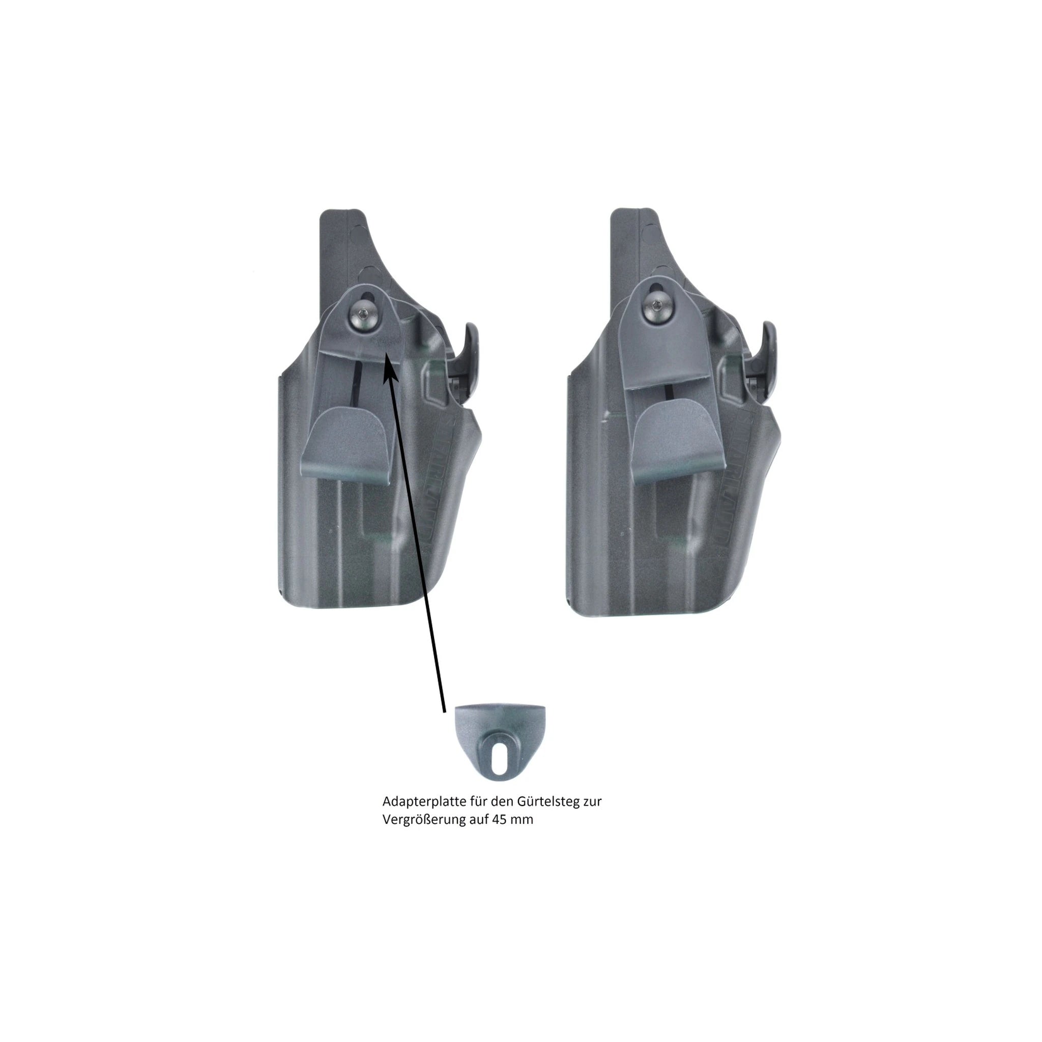 Safariland SAFARILAND® Gürtelbreitenanpassung für Innen-Gürtelclip, Holster SL575 - Ansicht 2