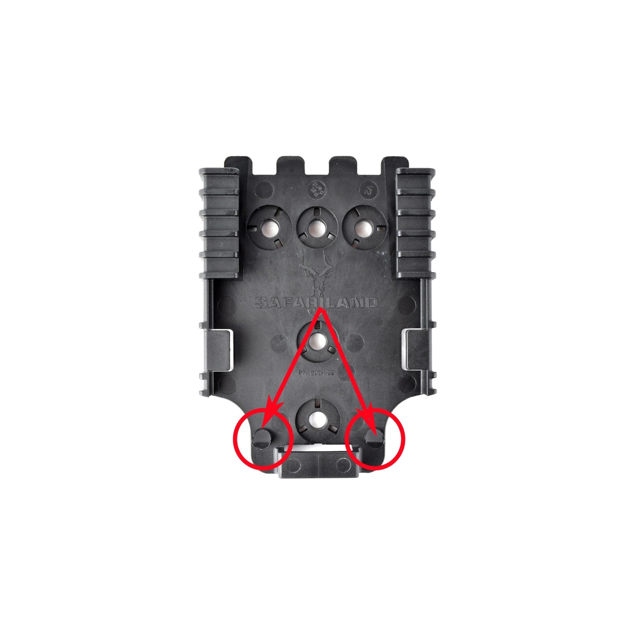 Safariland SAFARILAND® QLS-Kit 4 (1 x Gabel QLS19, 2 x Sicherheits-Aufnahmeplatte QLS22L - Ansicht 3