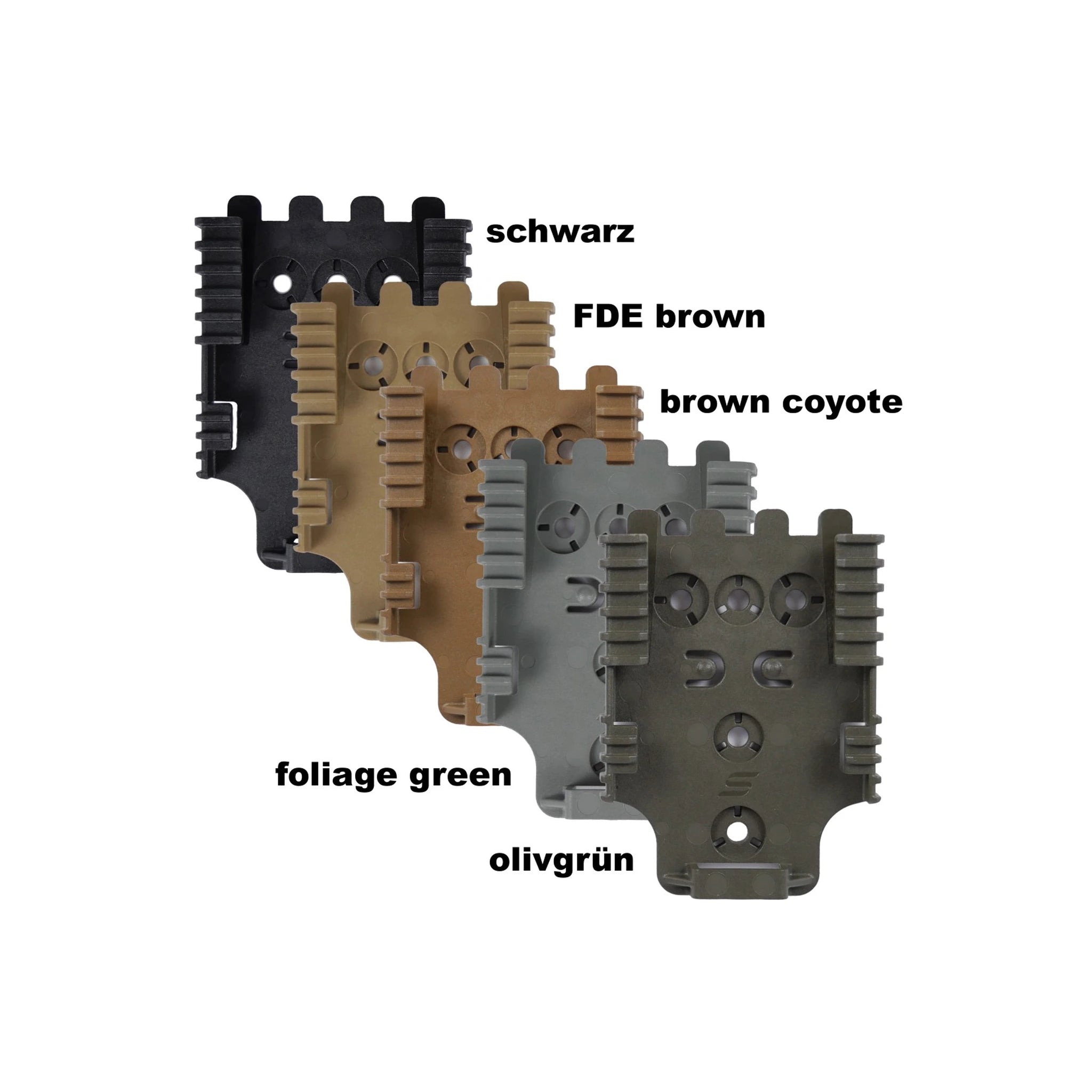 Safariland SAFARILAND® QLS2-Kit 3 Gen2 (1 x Gabel QLS2-19, 2 x Aufnahmeplatte QLS2-22) - Ansicht 4