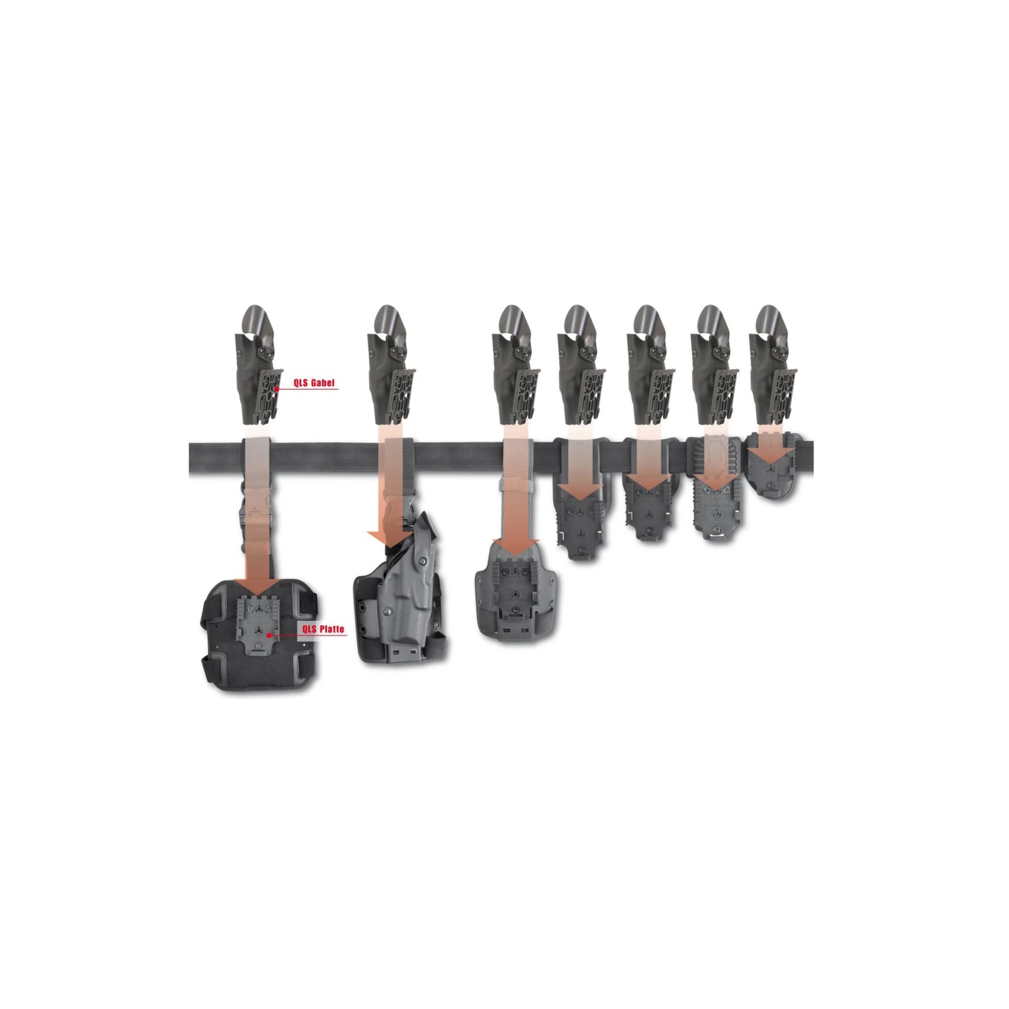 Safariland SAFARILAND® QLS22 Aufnahmeplatte - Ansicht 3
