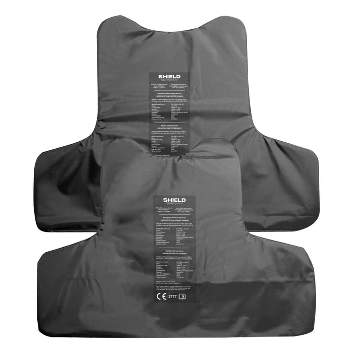 SHIELD Germany SK1 Weicheinlagen – VPAM3 Softballistik mit Stich - & Splitterschutz - Black Raptor