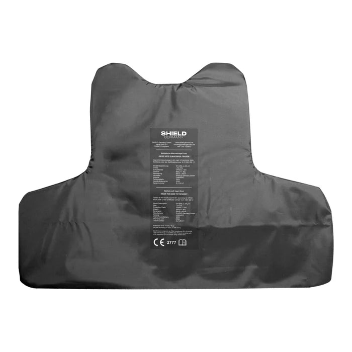 SHIELD Germany SK1 Weicheinlagen – VPAM3 Softballistik mit Stich - & Splitterschutz - Black Raptor