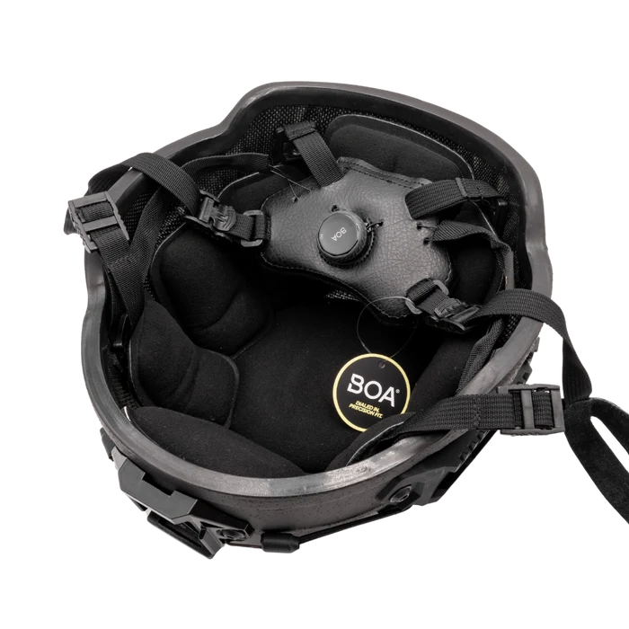SHIELD BRAVO NIJ - IIIA MICH Helm mit Rails - Black Raptor