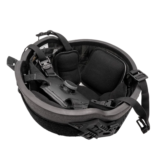 SHIELD BRAVO NIJ - IIIA MICH Helm mit Rails - Black Raptor