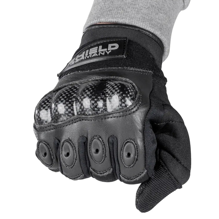 SHIELD Tactical Carbon Einsatzhandschuh - Black Raptor