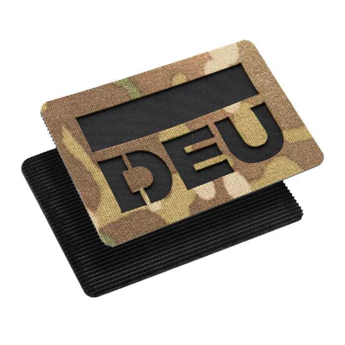 SHIELDSHIELD Lasercut Patch DEU / Punisher - Black Raptor