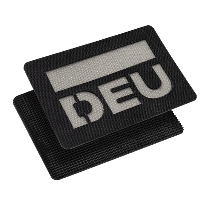 SHIELD Lasercut Patch DEU / Punisher - Black Raptor