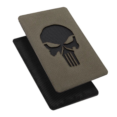 SHIELDSHIELD Lasercut Patch DEU / Punisher - Black Raptor