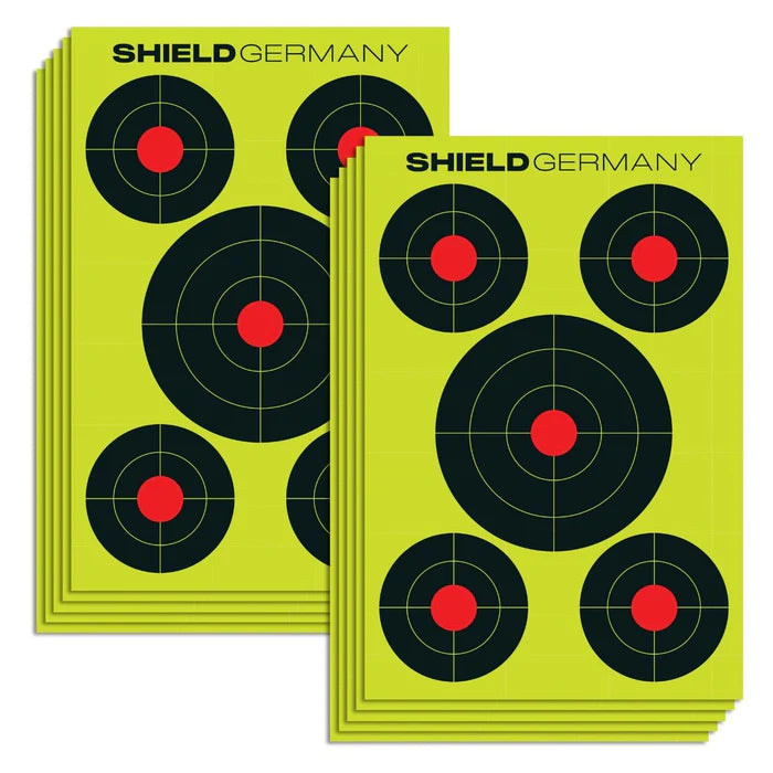 SHIELDSHIELD Germany Splatter Targets 10er Pack - Black Raptor