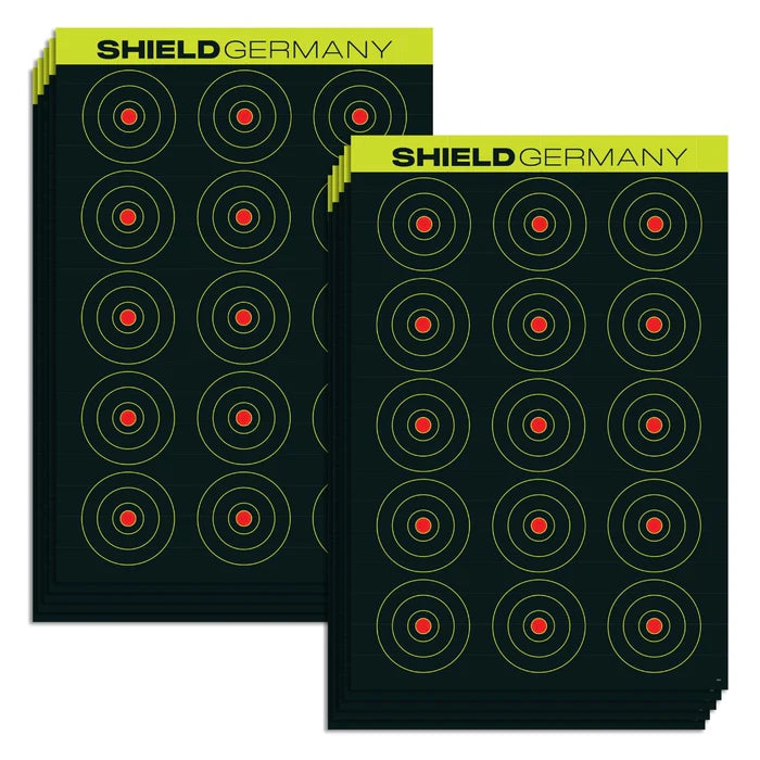 SHIELDSHIELD Germany Splatter Targets 10er Pack - Black Raptor