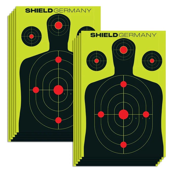 SHIELDSHIELD Germany Splatter Targets 10er Pack - Black Raptor