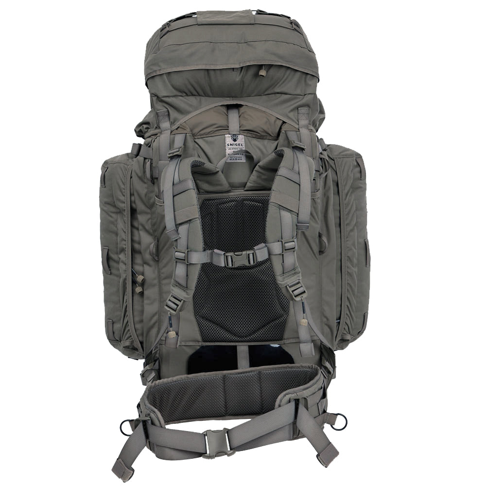 SnigelDesign 100L Backpack 2.0 – Rücken und Tragesystem