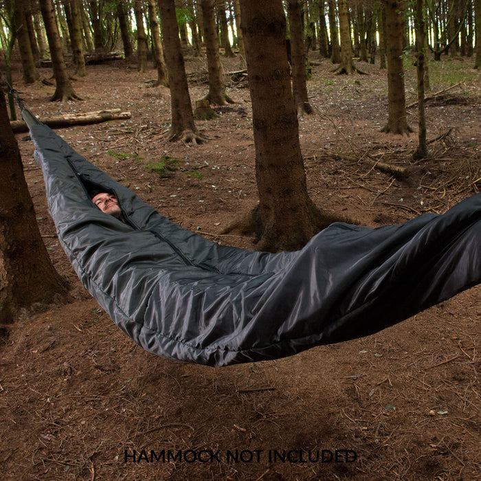 Snugpak Hammock Cocoon WGTE Oliv – an der Hängematte