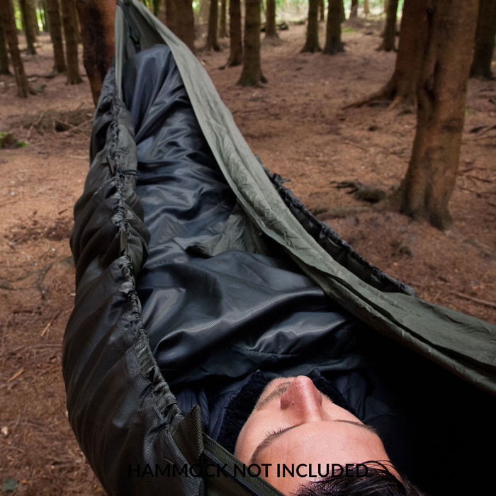 Snugpak Hammock Quilt WGTE Oliv – Detailansicht