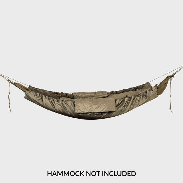 Snugpak Hammock Quilt WGTE Oliv in der Hängematte