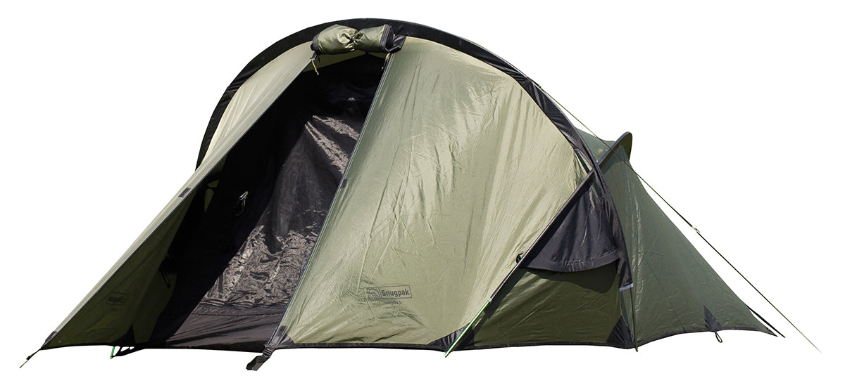 Snugpak Scorpion 2 Zweimannzelt in Oliv – Frontansicht