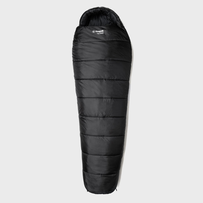 Snugpak Sleeper Expedition Schlafsack in Schwarz – geschlossen