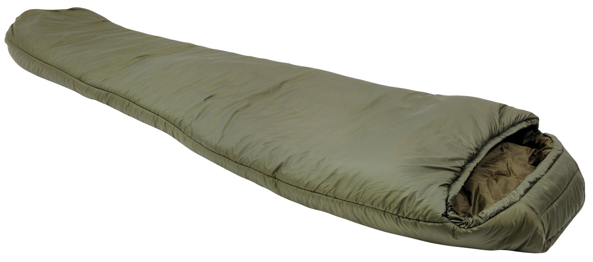 Snugpak Softie 12 Osprey Extra Long Mumienschlafsack in Oliv geschlossen