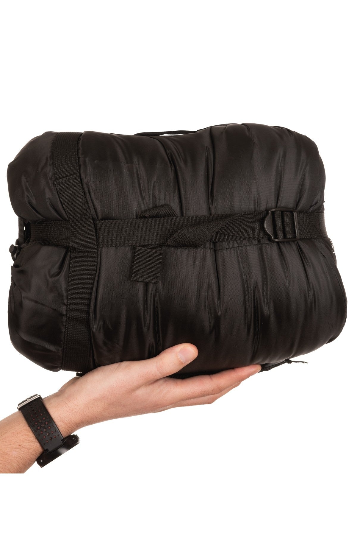 Snugpak Softie 12 Osprey Schwarz – komprimiertes Packmaß