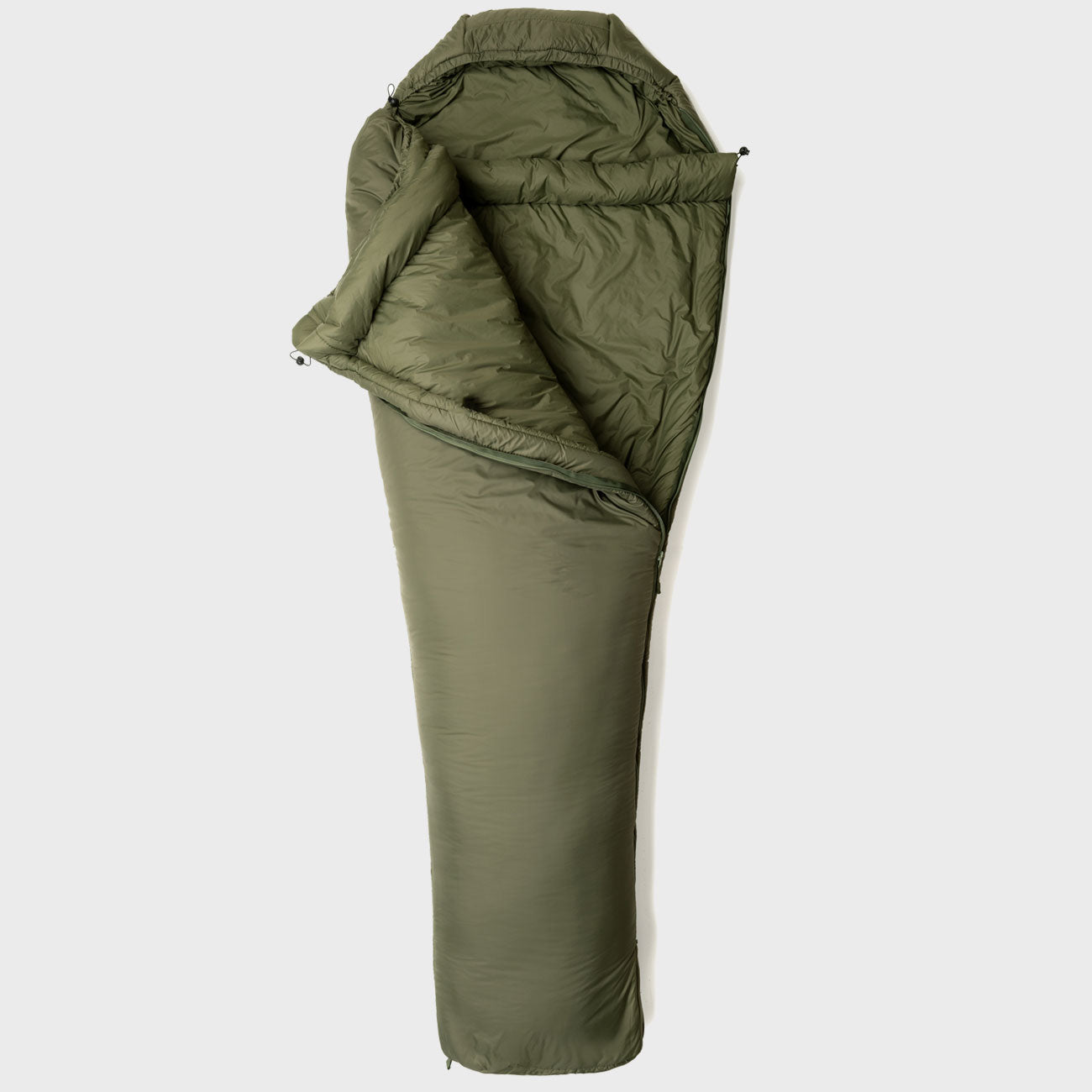 Snugpak Softie 12 WGTE Short Oliv – geöffnet