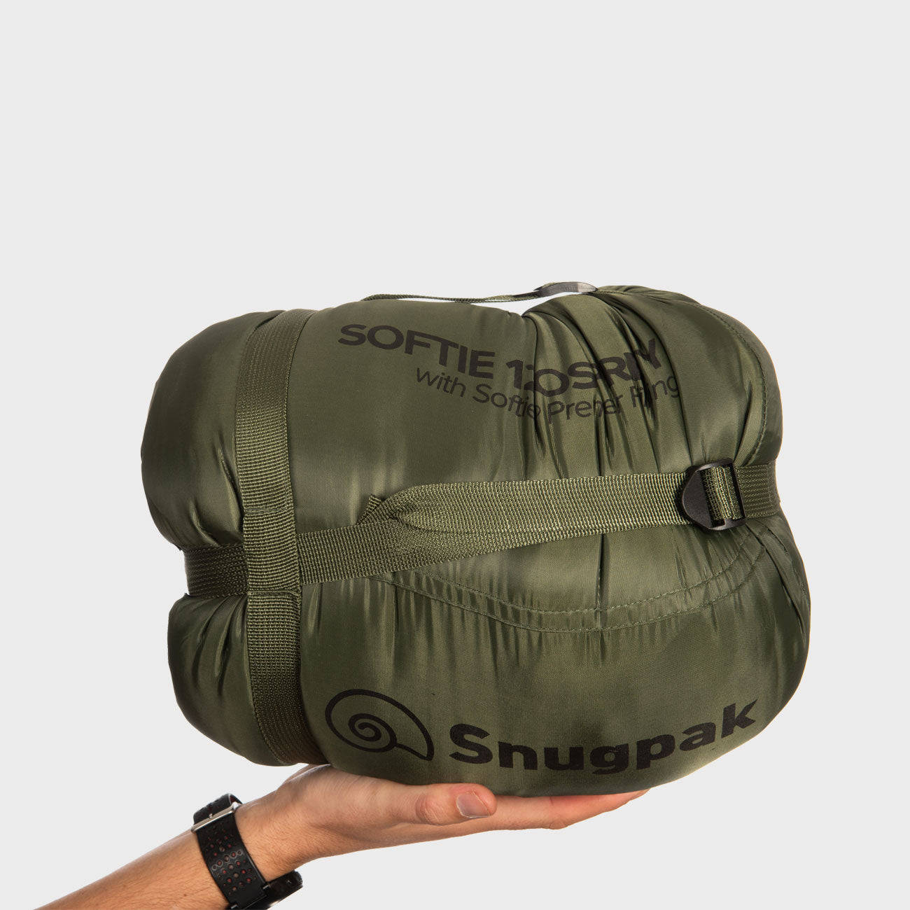 Snugpak Softie 12 WGTE Short Oliv – im Kompressionspacksack