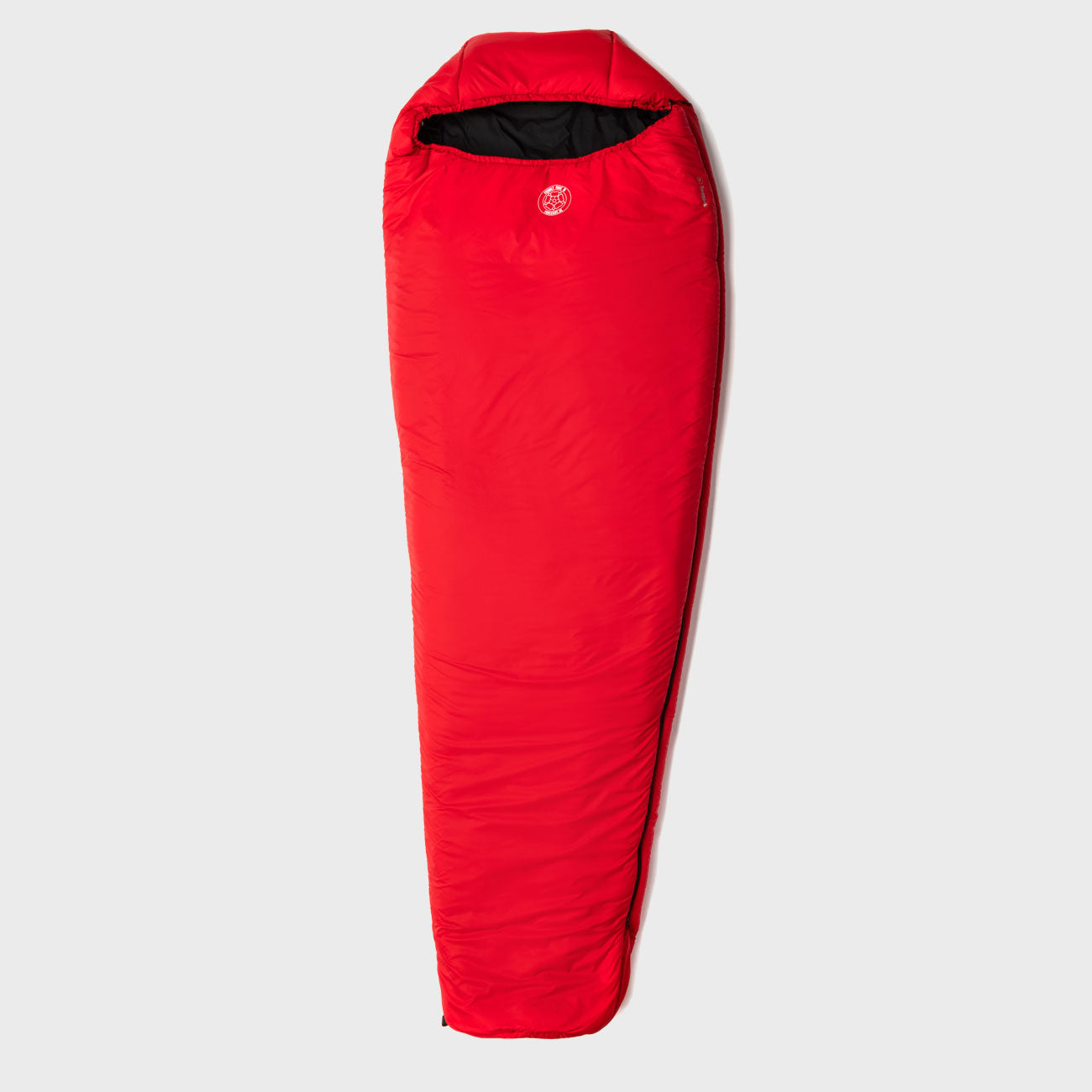 Snugpak Softie 9 Equinox Extra Long Schlafsack rot mit Reißverschluss links – geschlossen