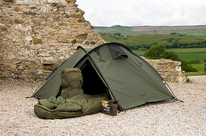 Snugpak Softie Antarctica Oliv im wintertauglichen Biwak- und Expeditions-Setup