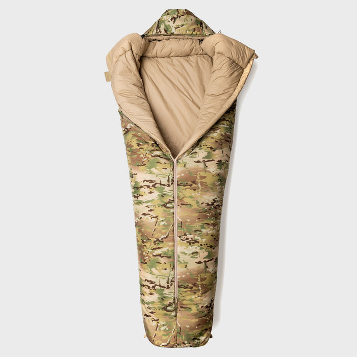 Snugpak Softie Antarctica WGTE X-Long Multicam – geöffnet