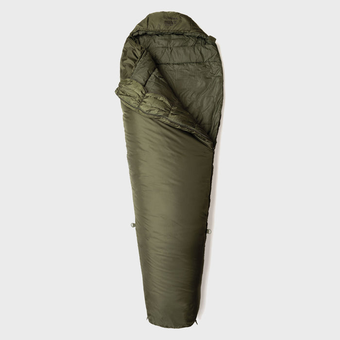 Snugpak Softie Elite 3 Oliv geöffnet