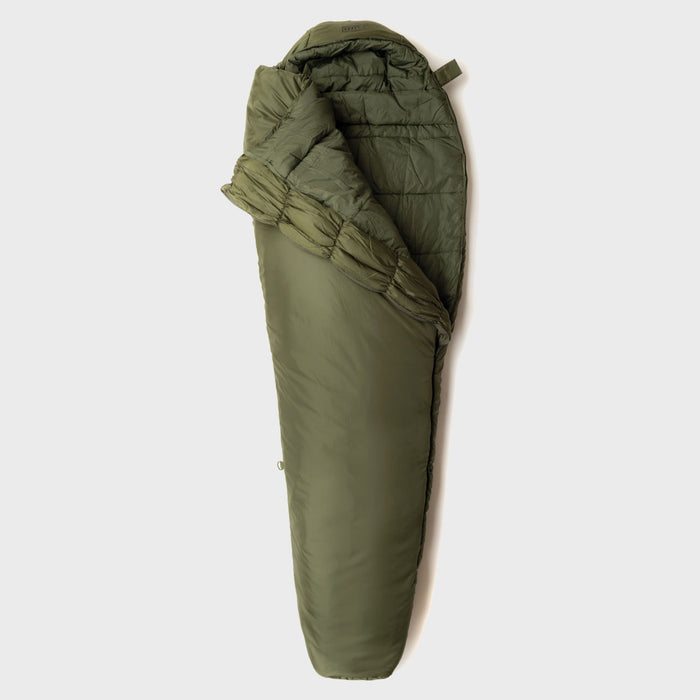 Snugpak Softie Elite 5 Oliv geöffnet