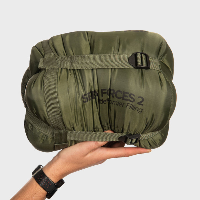 Snugpak Special Forces 2 WGTE Short Oliv – Packmaß