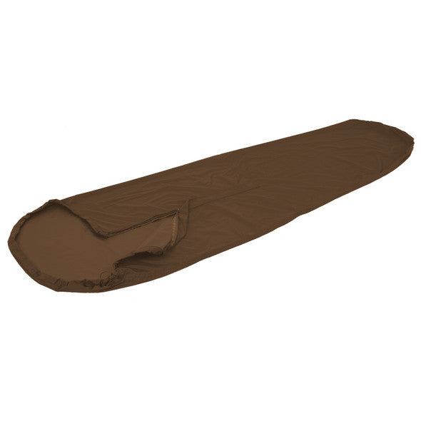 Snugpak Special Forces Zip Baffle Coyote gerollt
