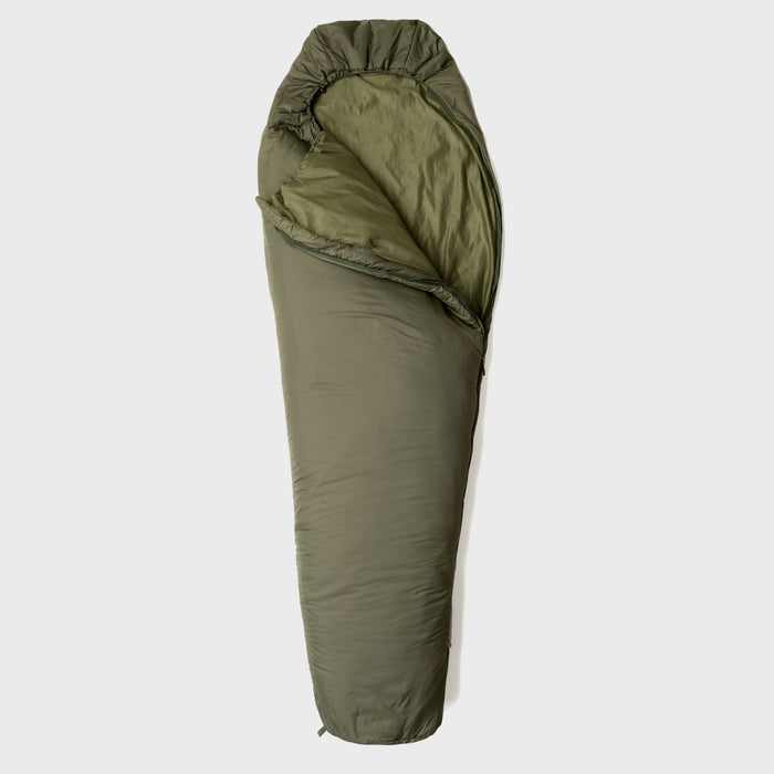 Snugpak Tactical 2 Schlafsack Oliv geöffnet
