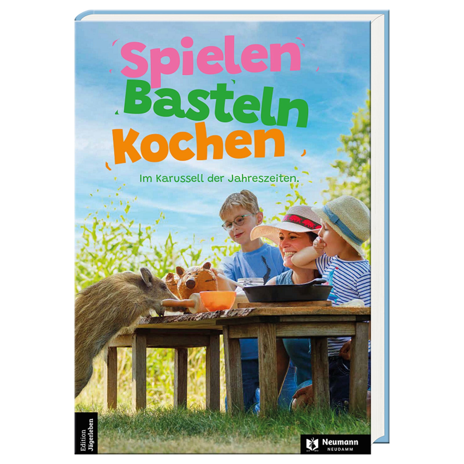 Buchcover Spielen Basteln Kochen – Im Karussell der Jahreszeiten