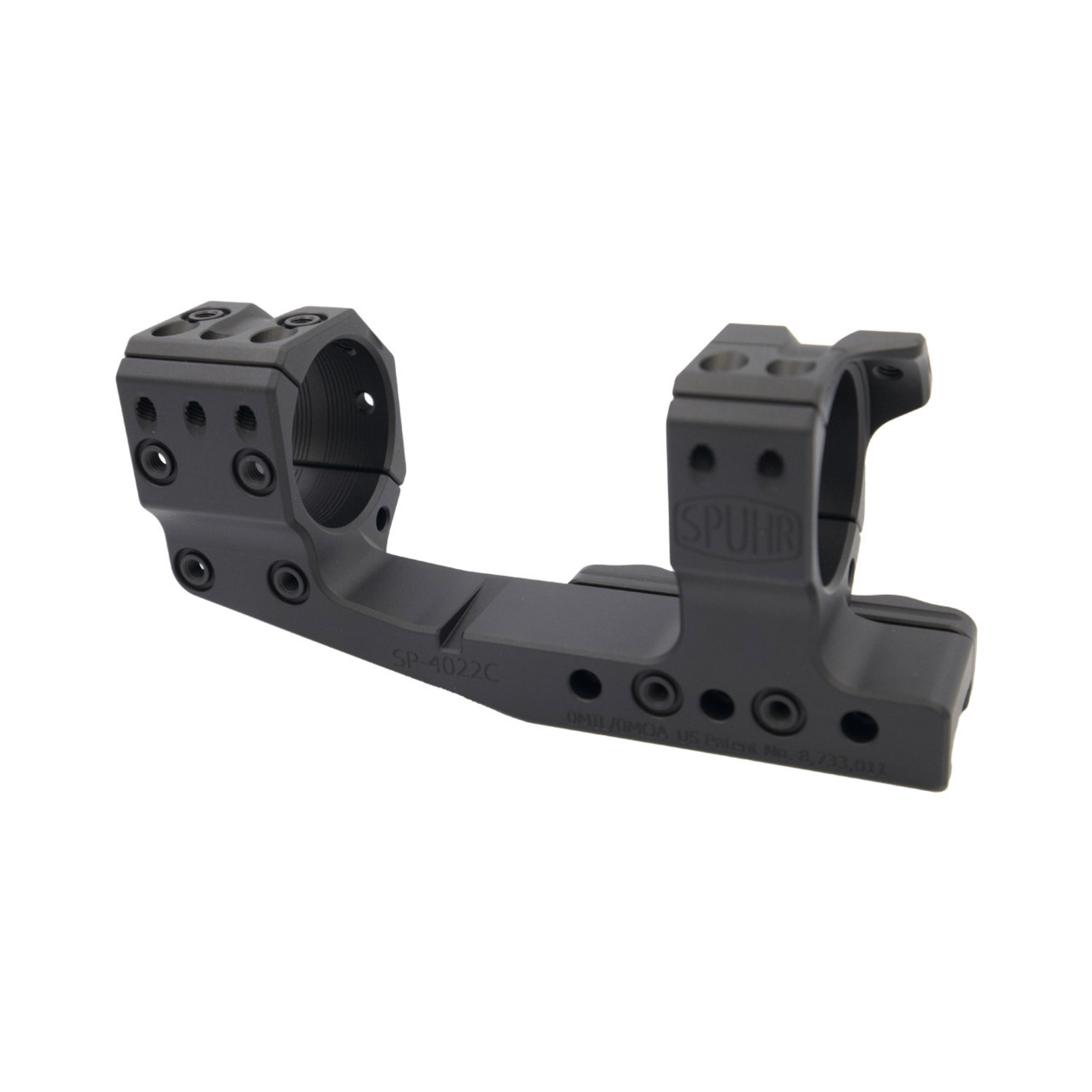 Spuhr Offset-Zielfernrohrmontage, 34 mm / 38 mm / 0 MOA / 70 mm Vorversatz Gen 3 – Hauptansicht