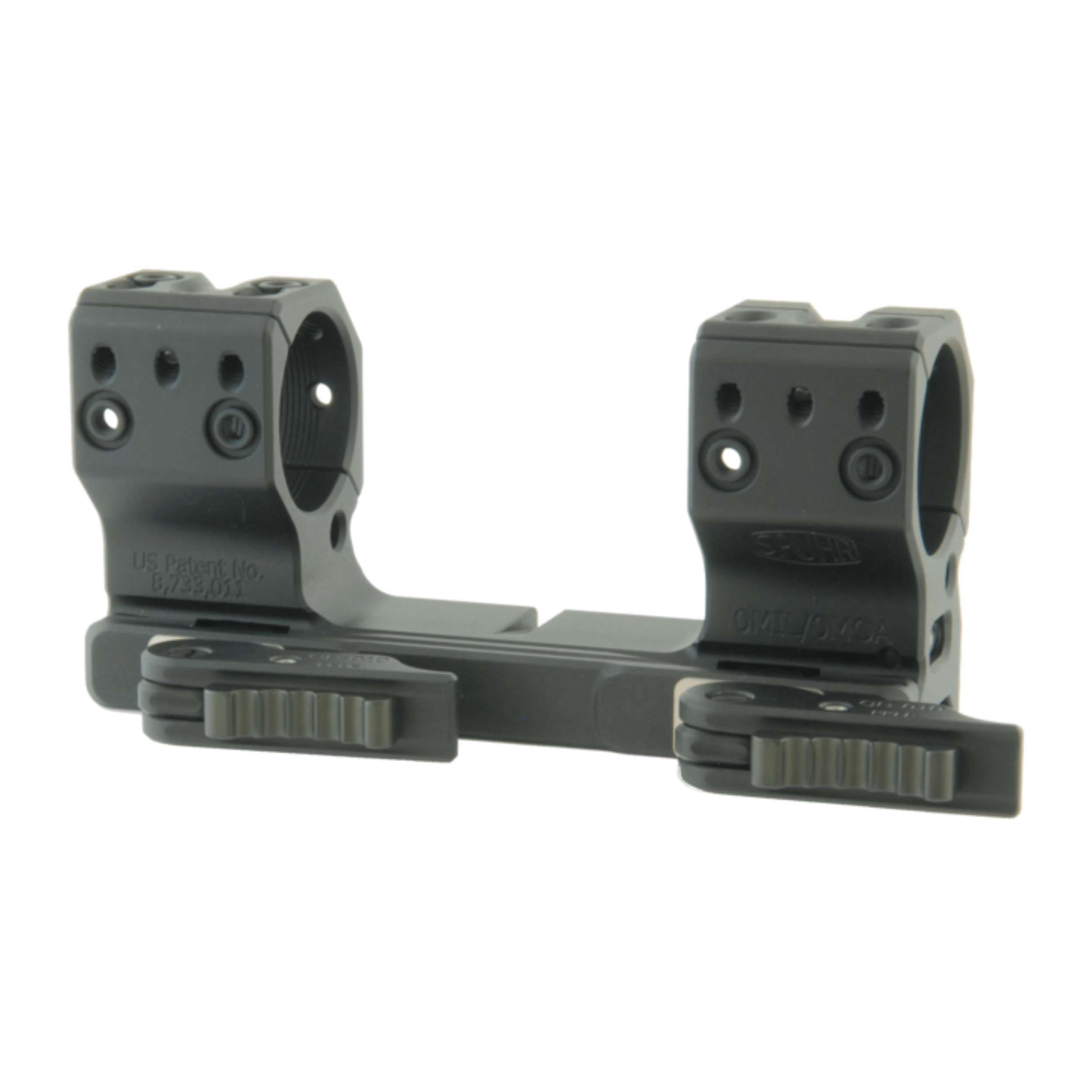 Spuhr QD-Zielfernrohrmontage, 30 mm / 38 mm / 0 MOA – Hauptansicht