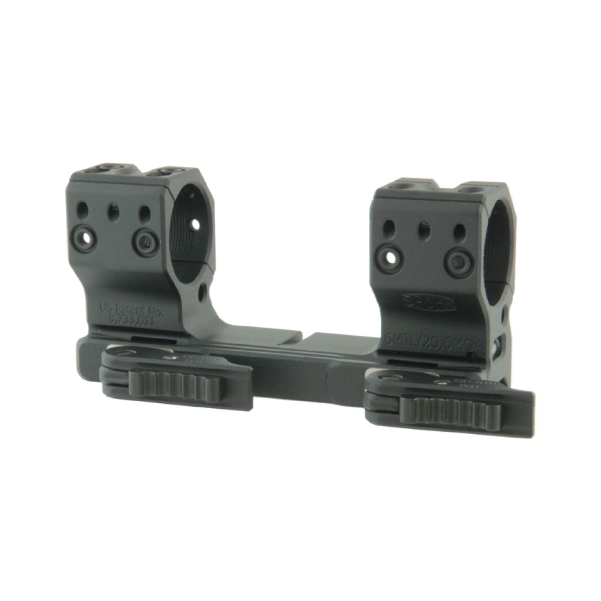 Spuhr QD-Zielfernrohrmontage, 30 mm / 38 mm / 20,6 MOA – Hauptansicht
