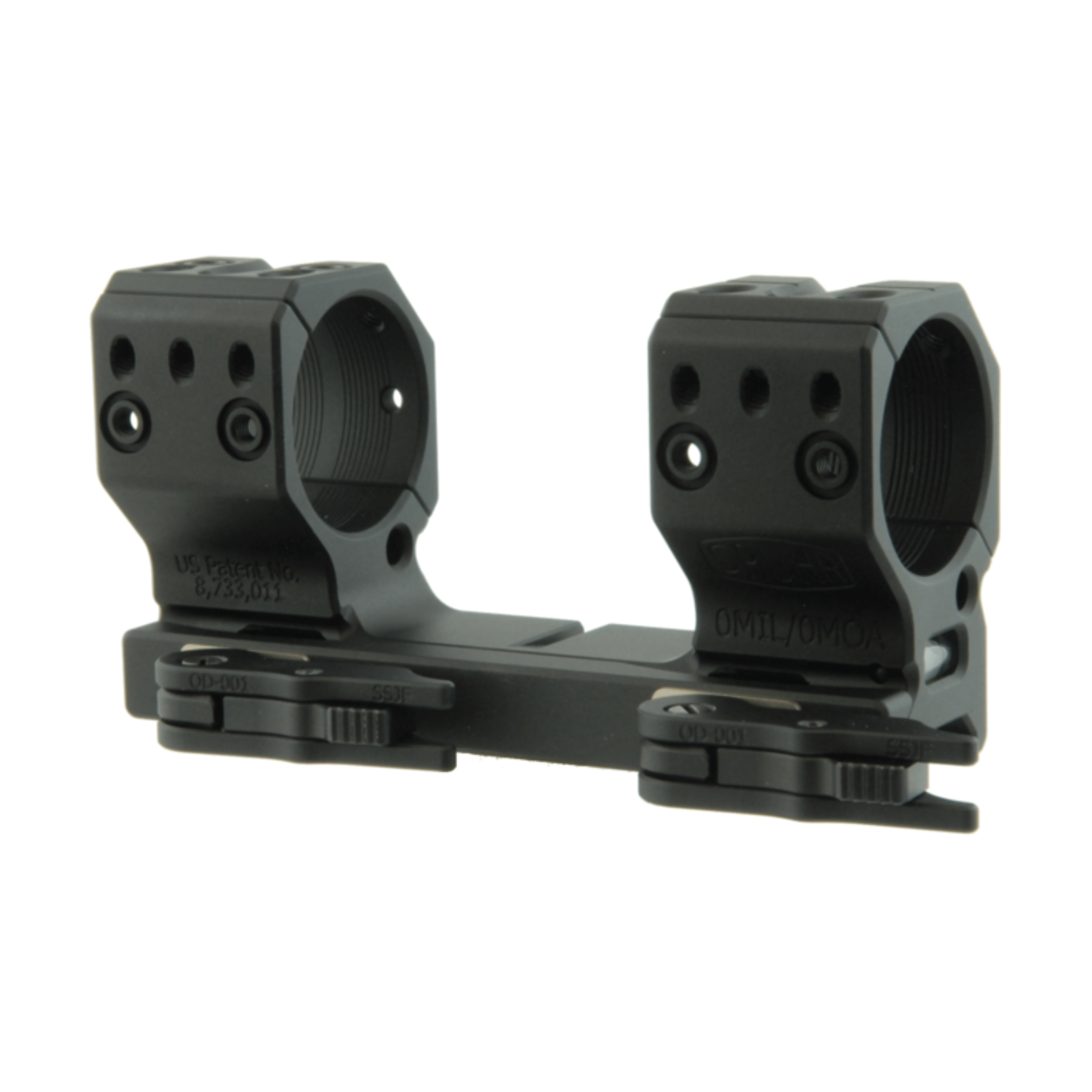 Spuhr QD-Zielfernrohrmontage, 34 mm / 38 mm / 0 MOA – Hauptansicht