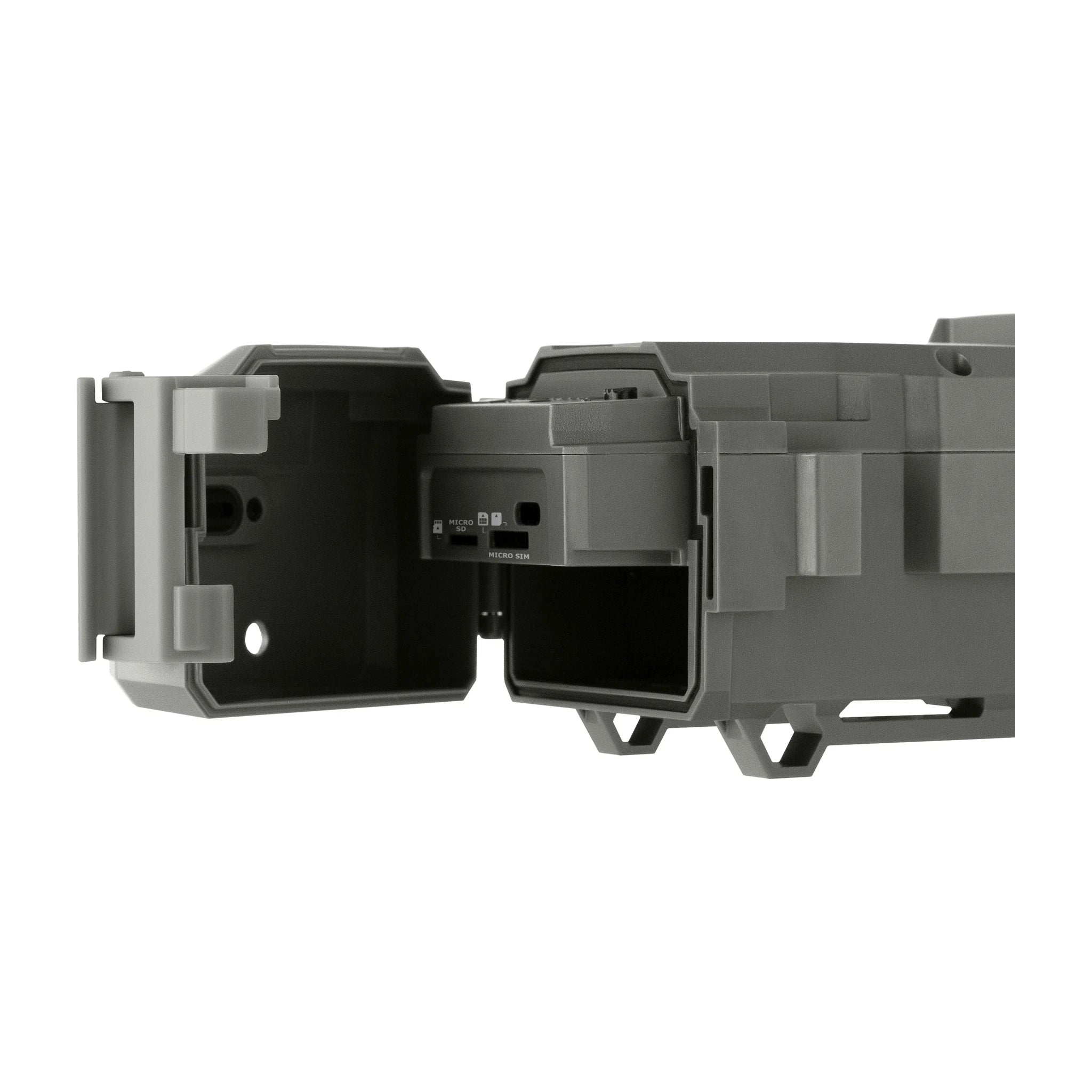 SPYPOINT FLEX-M2 Innenraum mit microSD- und SIM-Aufnahme