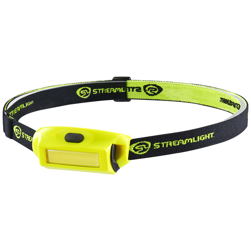 Streamlight Bandit Pro Stirnlampe in Gelb mit elastischem Kopfband, Hauptansicht