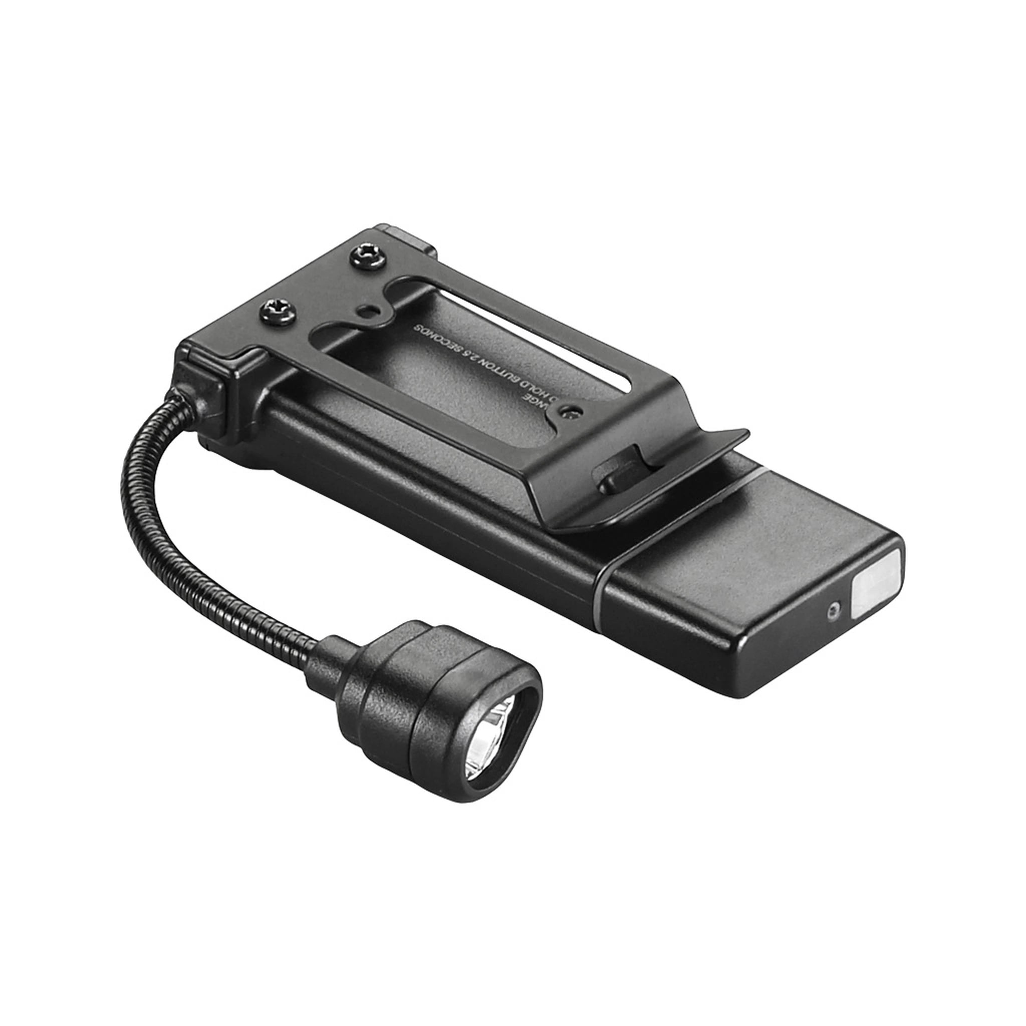 Rückseite der Streamlight ClipMate USB mit Befestigungsclip