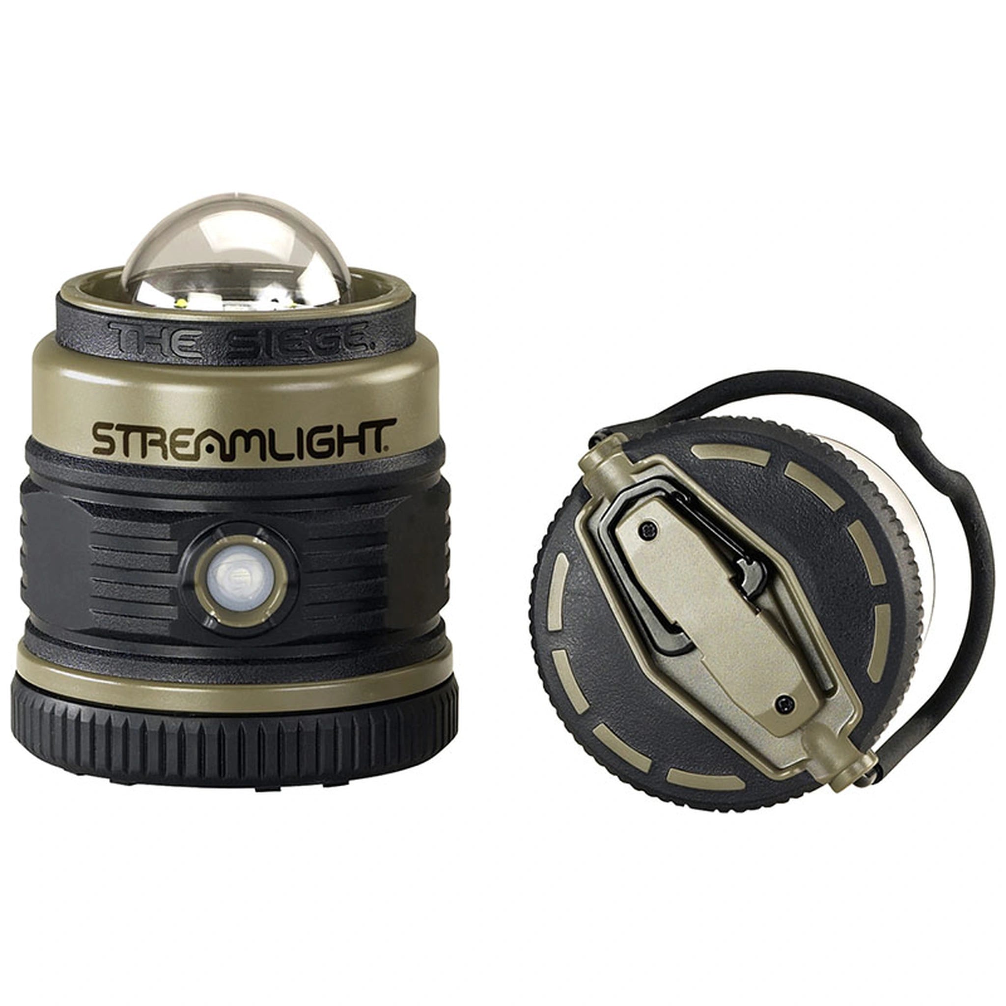 Streamlight The Siege Laterne in Coyote, Seitenansicht