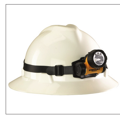 Streamlight Trident 61050 Stirnlampe Gelb mit weißer LED am Schutzhelm