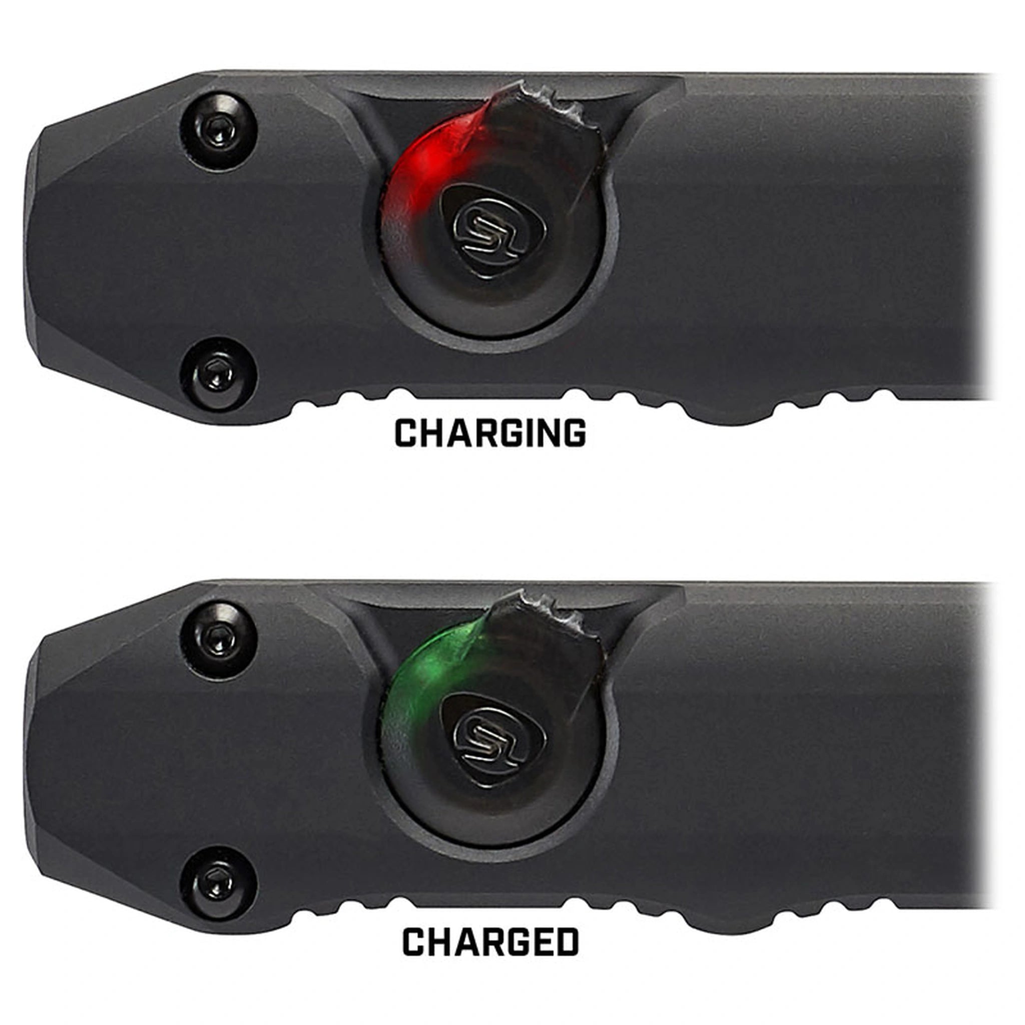 Streamlight Wedge in Schwarz mit roter und grüner Ladeanzeige