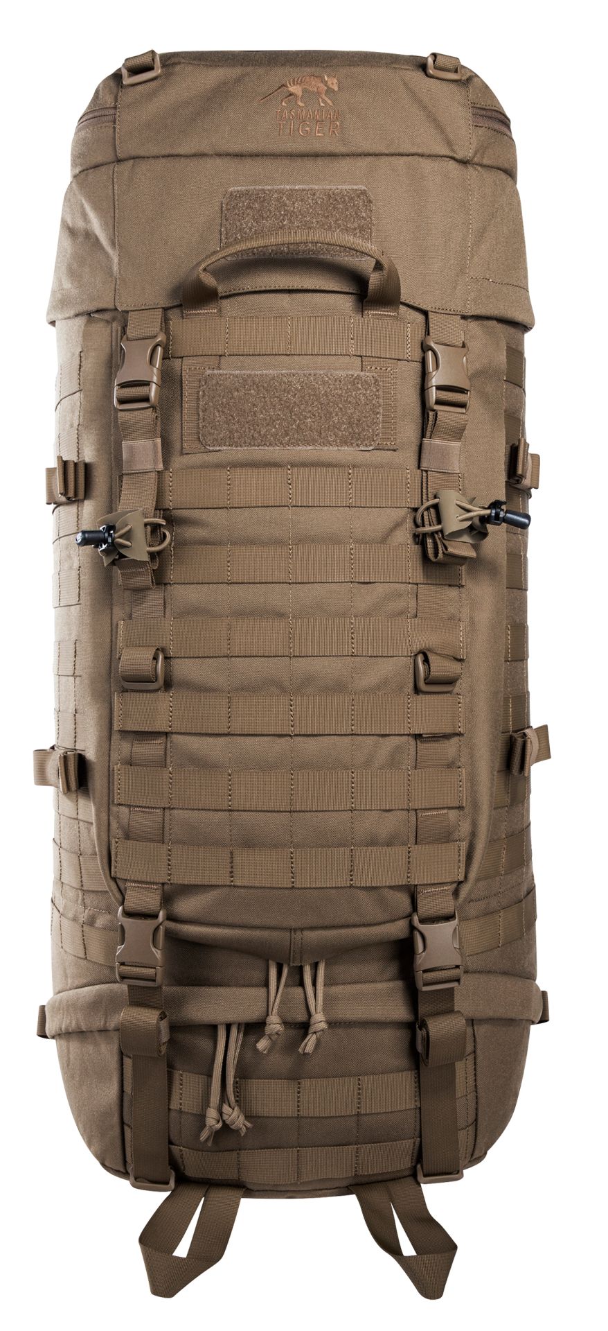 Tasmanian Tiger Base Pack 60 FO Coyote – Seitenansicht