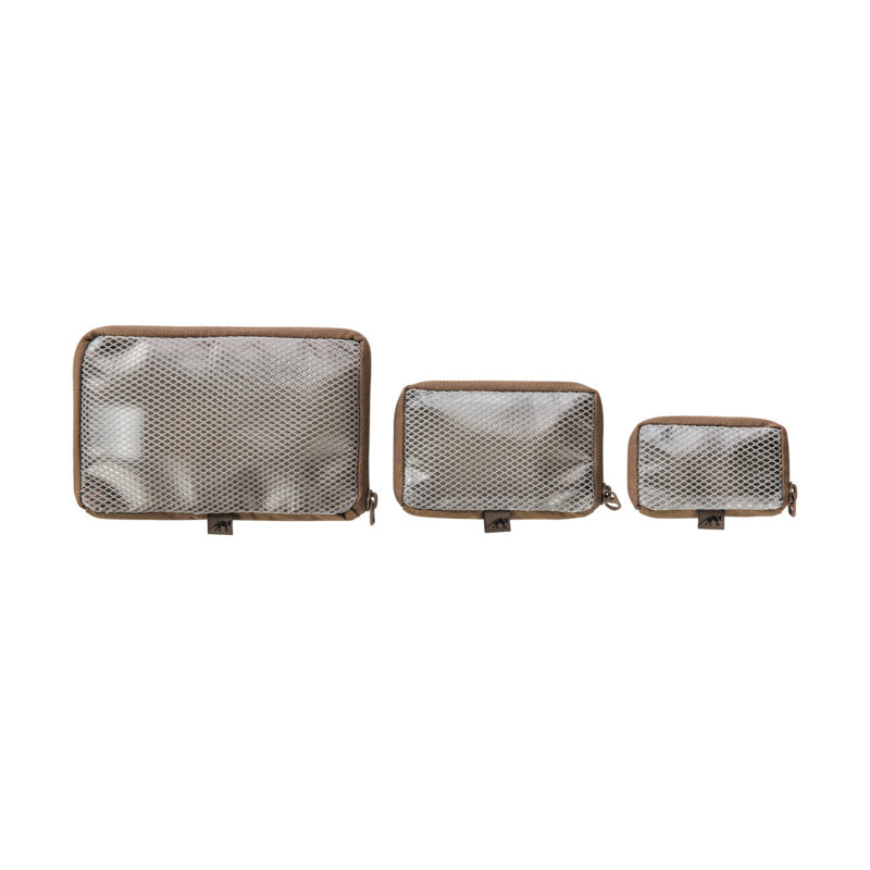 Tasmanian Tiger TT Mesh Pouch Set VL Coyote Brown – Klarsichttaschen-Set
